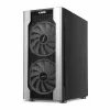 Korpuss IBOX Chiron ZH68 Gaming, ATX Midi-Tower, EATX atbalsts, melns, sānu logs, apgaismojums