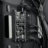 Korpuss IBOX Chiron ZH68 Gaming, ATX Midi-Tower, EATX atbalsts, melns, sānu logs, apgaismojums