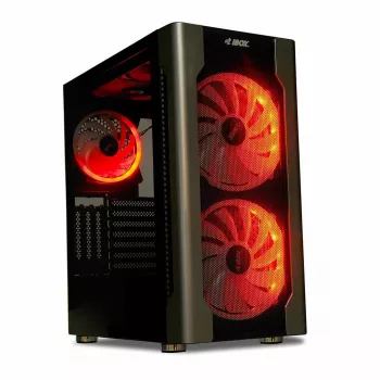 Korpuss IBOX Chiron ZH68 Gaming, ATX Midi-Tower, EATX atbalsts, melns, sānu logs, apgaismojums
