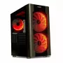 Korpuss IBOX Chiron ZH68 Gaming, ATX Midi-Tower, EATX atbalsts, melns, sānu logs, apgaismojums