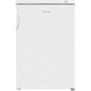 Vertikālais saldētājs Gorenje F492PW — 82 L, balts, 4 zvaigznes, labās puses eņģes, 165 kWh/gadā