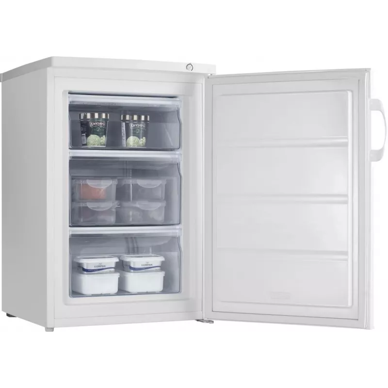 Vertikālais saldētājs Gorenje F492PW — 82 L, balts, 4 zvaigznes, labās puses eņģes, 165 kWh/gadā