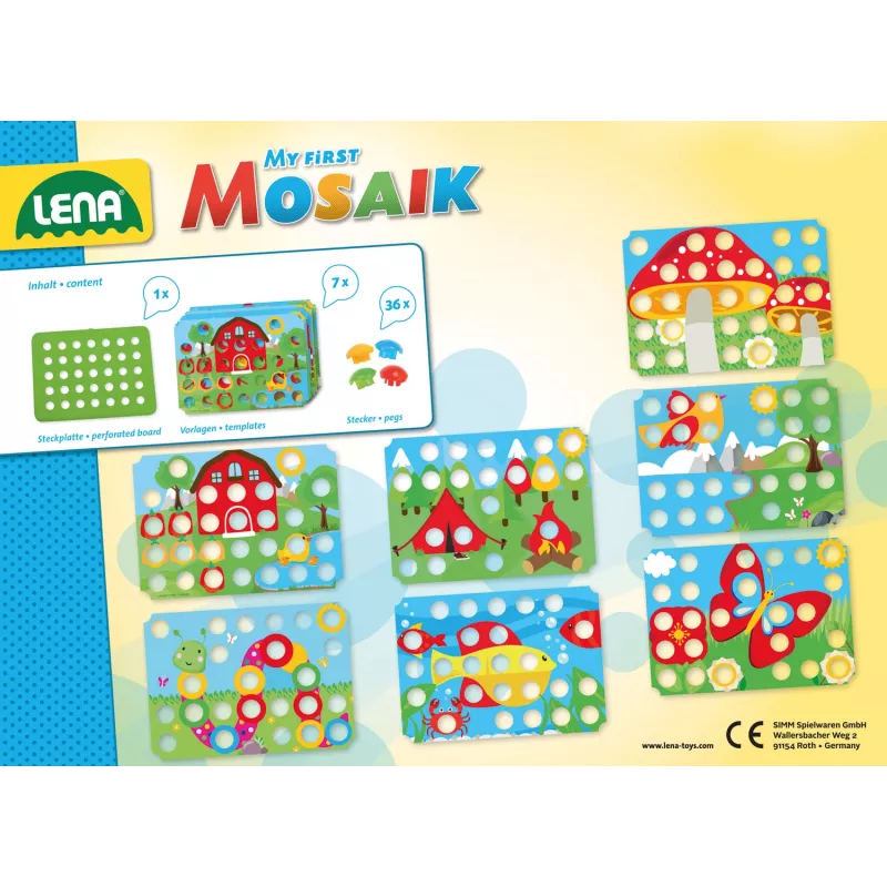 Mozaīkas komplekts Lena Mans Pirmais Mozaīka Daba