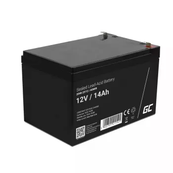 Uzlādējams AGM noslēgts svina-skābes akumulators Green Cell AGM08 12 V 14000 mAh, 98×151×95 mm, 3.45 kg