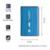Cietā diska adapteris QOLTEC 51859 USB 3.0 2.5 collu SATA3 diskiem