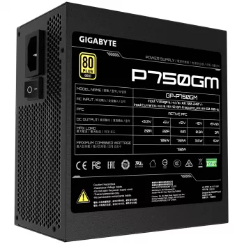 Gigabyte P750GM barošanas bloks 750W 80 PLUS GOLD