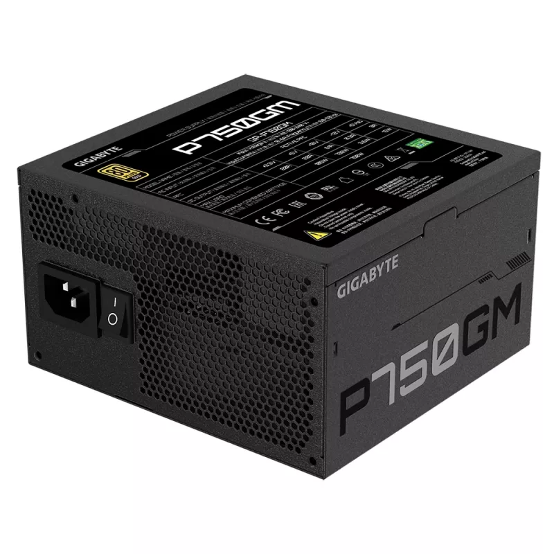 Gigabyte P750GM barošanas bloks 750W 80 PLUS GOLD