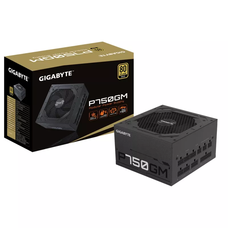 Gigabyte P750GM barošanas bloks 750W 80 PLUS GOLD