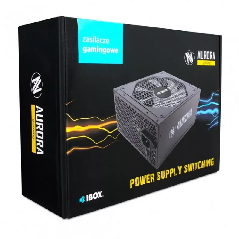 iBox Aurora 700W ATX barošanas bloks, 14 cm ventilators