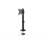 DIGITUS Universāls viena monitora staba stiprinājums 17-32 collām, 8 kg (maks.), melns