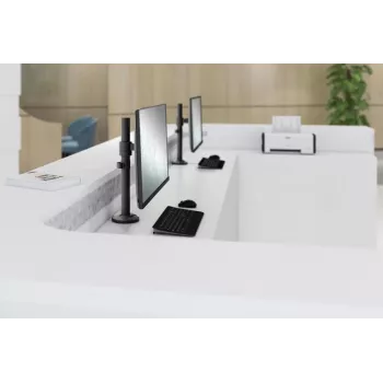 DIGITUS Universāls viena monitora staba stiprinājums 17-32 collām, 8 kg (maks.), melns