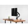 DIGITUS Universāls Divu Monitoru Stiprinājums Gāzes Atsperes Skava 17-32 collas 2x 9 kg