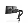 DIGITUS Universāls Divu Monitoru Stiprinājums Gāzes Atsperes Skava 17-32 collas 2x 9 kg