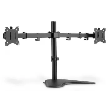 DIGITUS Universāls divu monitoru statīvs 17-32 collām 2x 8kg (maks.) Melns