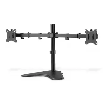 DIGITUS Universāls divu monitoru statīvs 17-32 collām 2x 8kg (maks.) Melns