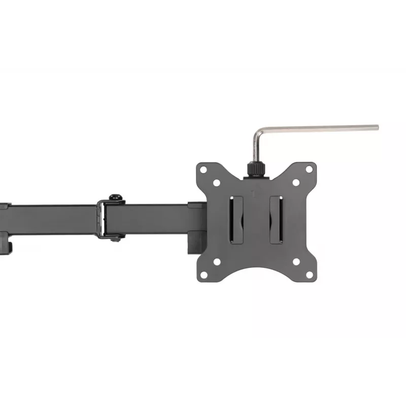 DIGITUS Universāls divu monitoru statīvs 17-32 collām 2x 8kg (maks.) Melns