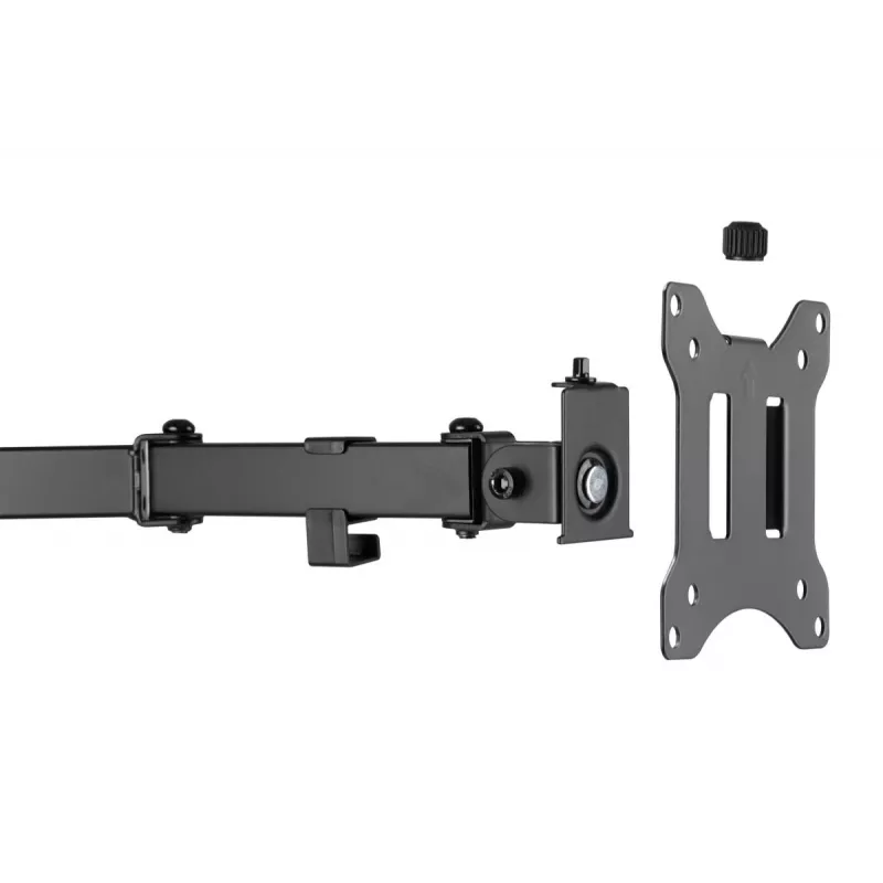 DIGITUS Universāls divu monitoru statīvs 17-32 collām 2x 8kg (maks.) Melns