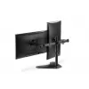 DIGITUS Universāls divu monitoru statīvs 17-32 collām 2x 8kg (maks.) Melns