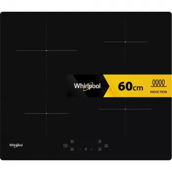 Whirlpool WS Q4860 NE Melna iebūvējamā 60 cm zonu indukcijas plīts 4 zonām