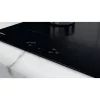 Whirlpool WS Q4860 NE Melna iebūvējamā 60 cm zonu indukcijas plīts 4 zonām