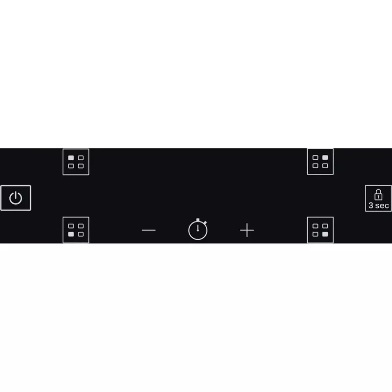 Whirlpool WS Q4860 NE Melna iebūvējamā 60 cm zonu indukcijas plīts 4 zonām