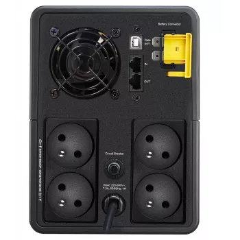 APC Back-UPS 1600VA torņa tipa nepārtrauktās barošanas avots, 230V, 4x CEE 7/5 ligzdas, AVR