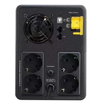 APC Back-UPS 2200VA torņa tipa UPS ar AVR, 4x Schuko kontaktligzdas