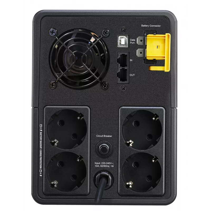 APC Back-UPS 2200VA torņa tipa UPS ar AVR, 4x Schuko kontaktligzdas