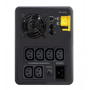 APC Back-UPS 2200VA tornis, 230V, 6x IEC C13, AVR, līnij-interaktīvs, 2.2 kVA, 1200 W