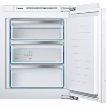 Iebūvējamais saldētājs Bosch Serie 6 GIV11AFE0 — 72 L, skārienvadība, LED displejs, pārveramās durvis, 36 dB