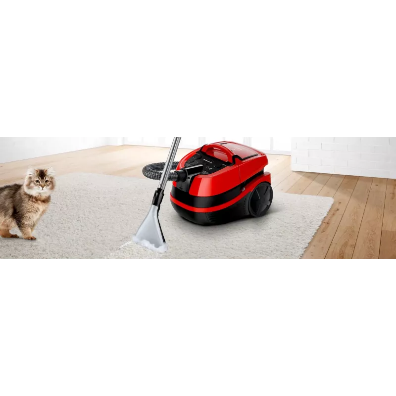 Bosch Serie 4 BWD421PET putekļsūcējs 5L cilindrisks Slapjā un sausā tīrīšana 2100 W