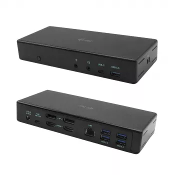 Docking stacija i-tec USB-C Quattro Docking Station ar Power Delivery 85 W