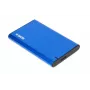 Ārējais korpuss HDD/SSD IBOX HD-05 — 2.5 collu SATA III, USB 3.2 Gen 1 (Micro-USB B), līdz 10 TB, zils