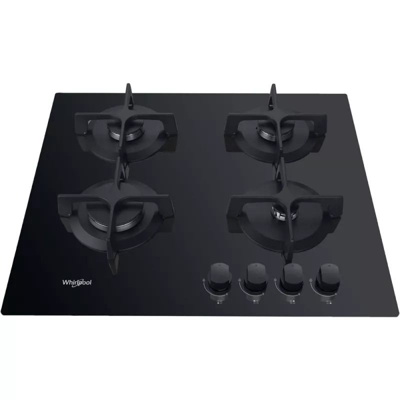 Whirlpool AKT 616/NB Melns Iebūvējamā gāzes plīts virsma 60 cm 4 degļi