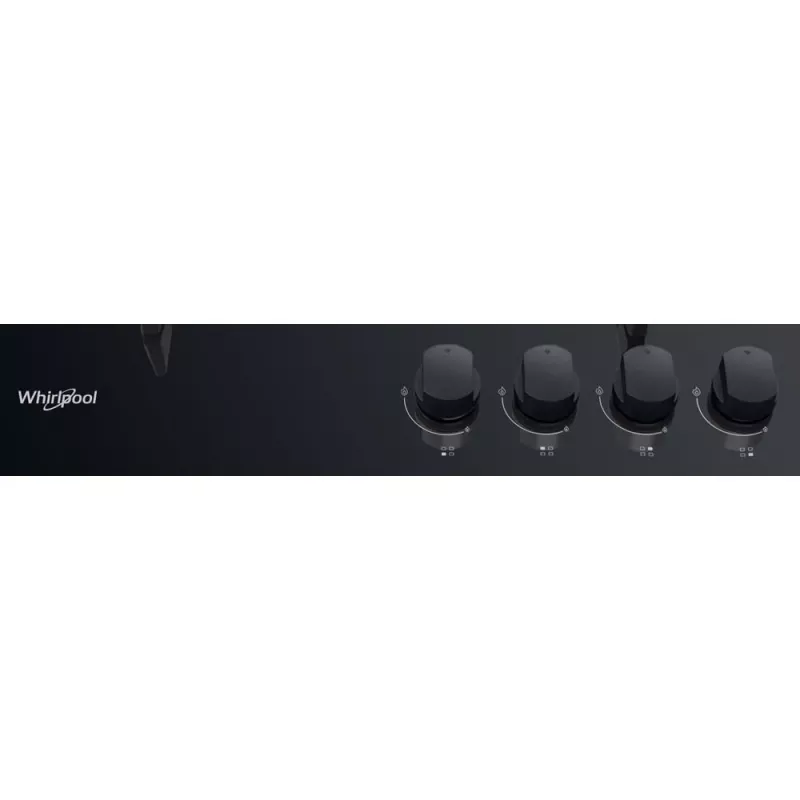 Whirlpool AKT 616/NB Melns Iebūvējamā gāzes plīts virsma 60 cm 4 degļi