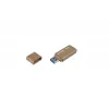 USB zibatmiņa GOODRAM UME3 32 GB USB Type-A 3.2 Gen 1, lasīšana 60 MB/s, rakstīšana 20 MB/s, bronzas vāciņš