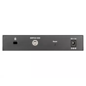 D-Link DGS-1100-08V2 pārvaldāms L2 Gigabit Ethernet (10/100/1000) slēdzis, melns