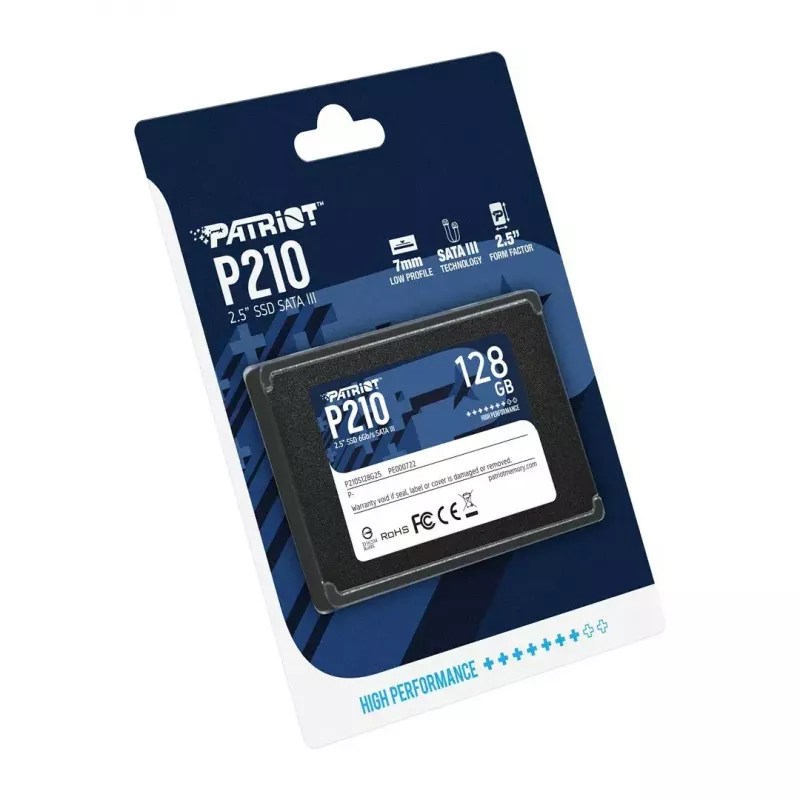 Patriot Memory P210 2.5 collu 128GB SATA III 450/350 MB/s