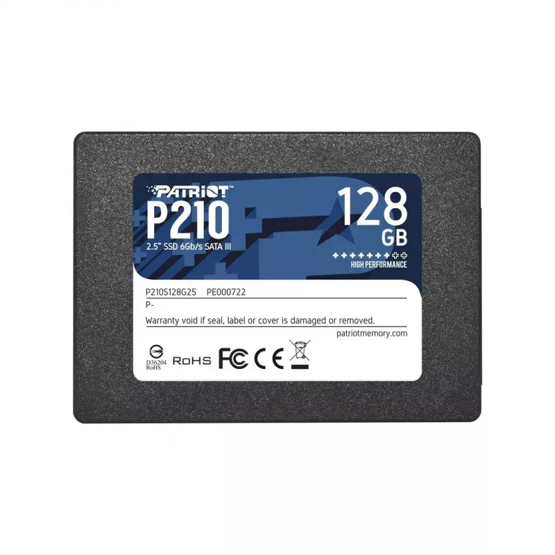 Patriot Memory P210 2.5 collu 128GB SATA III 450/350 MB/s