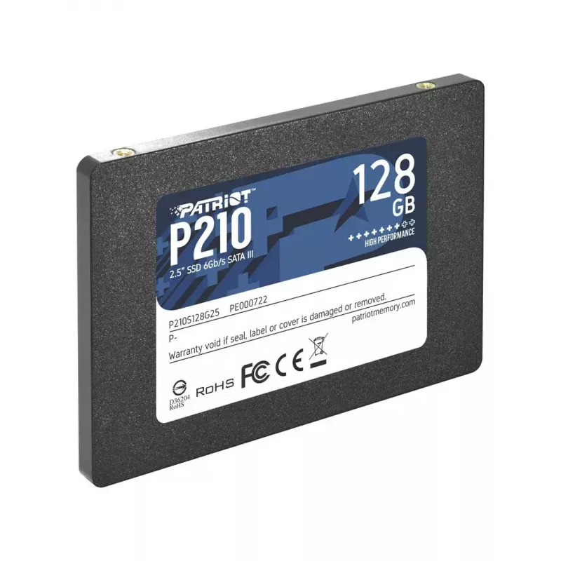 Patriot Memory P210 2.5 collu 128GB SATA III 450/350 MB/s