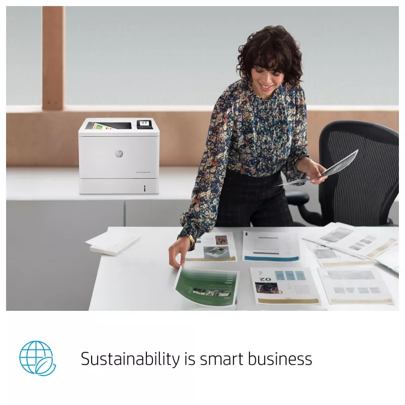 HP Color LaserJet Enterprise M554dn Printer, krāsu, 1200 x 1200 DPI, A4, 33 ppm, abpusējā druka