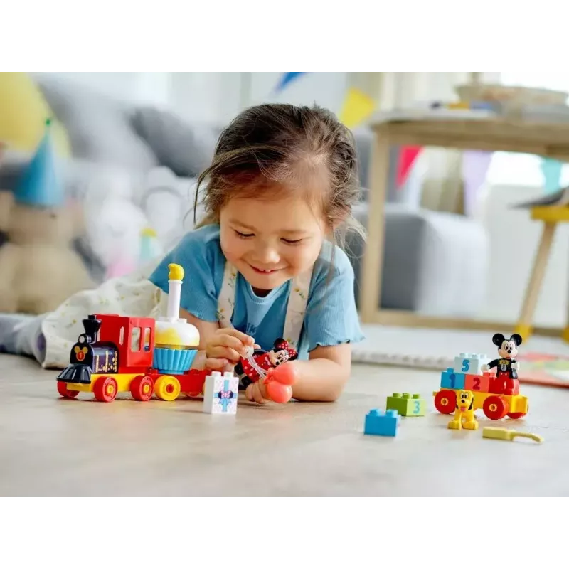 LEGO DUPLO komplekts 10941 Mikijs un Minijas dzimšanas diena — DUPLO figūriņas, 22 detaļas, vecumam no 2 gadiem