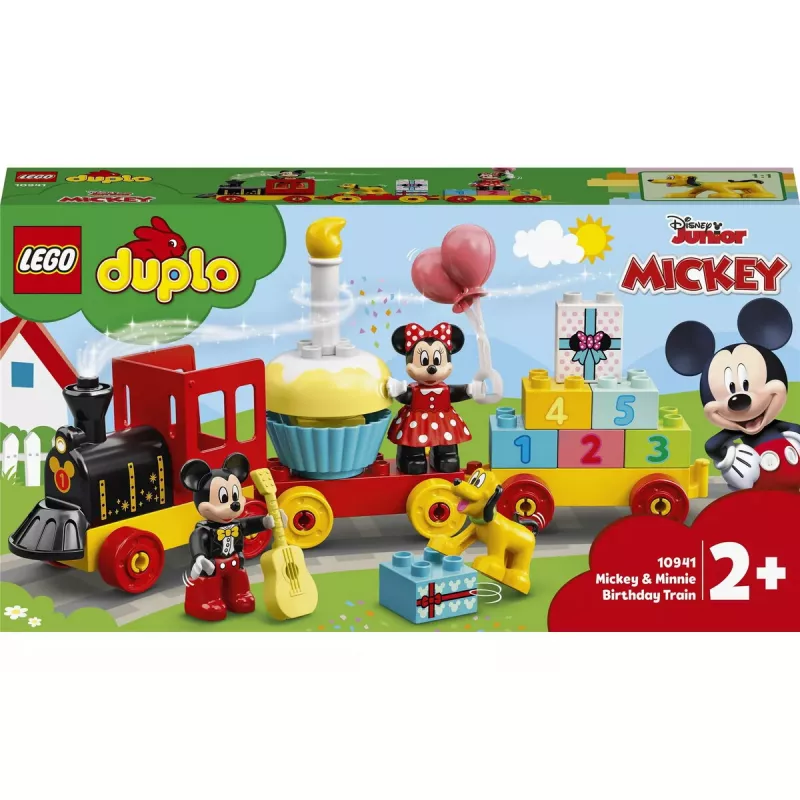 LEGO DUPLO komplekts 10941 Mikijs un Minijas dzimšanas diena — DUPLO figūriņas, 22 detaļas, vecumam no 2 gadiem