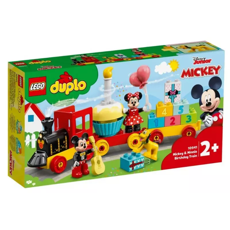 LEGO DUPLO komplekts 10941 Mikijs un Minijas dzimšanas diena — DUPLO figūriņas, 22 detaļas, vecumam no 2 gadiem