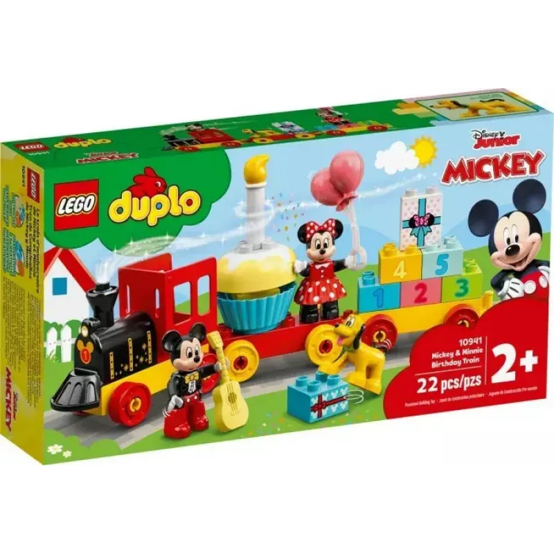 LEGO DUPLO komplekts 10941 Mikijs un Minijas dzimšanas diena — DUPLO figūriņas, 22 detaļas, vecumam no 2 gadiem