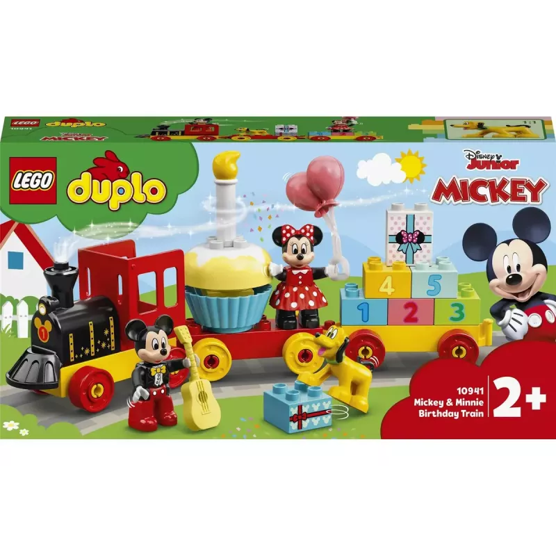 LEGO DUPLO komplekts 10941 Mikijs un Minijas dzimšanas diena — DUPLO figūriņas, 22 detaļas, vecumam no 2 gadiem