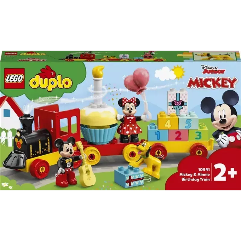 LEGO DUPLO komplekts 10941 Mikijs un Minijas dzimšanas diena — DUPLO figūriņas, 22 detaļas, vecumam no 2 gadiem