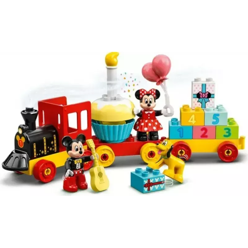 LEGO DUPLO komplekts 10941 Mikijs un Minijas dzimšanas diena — DUPLO figūriņas, 22 detaļas, vecumam no 2 gadiem