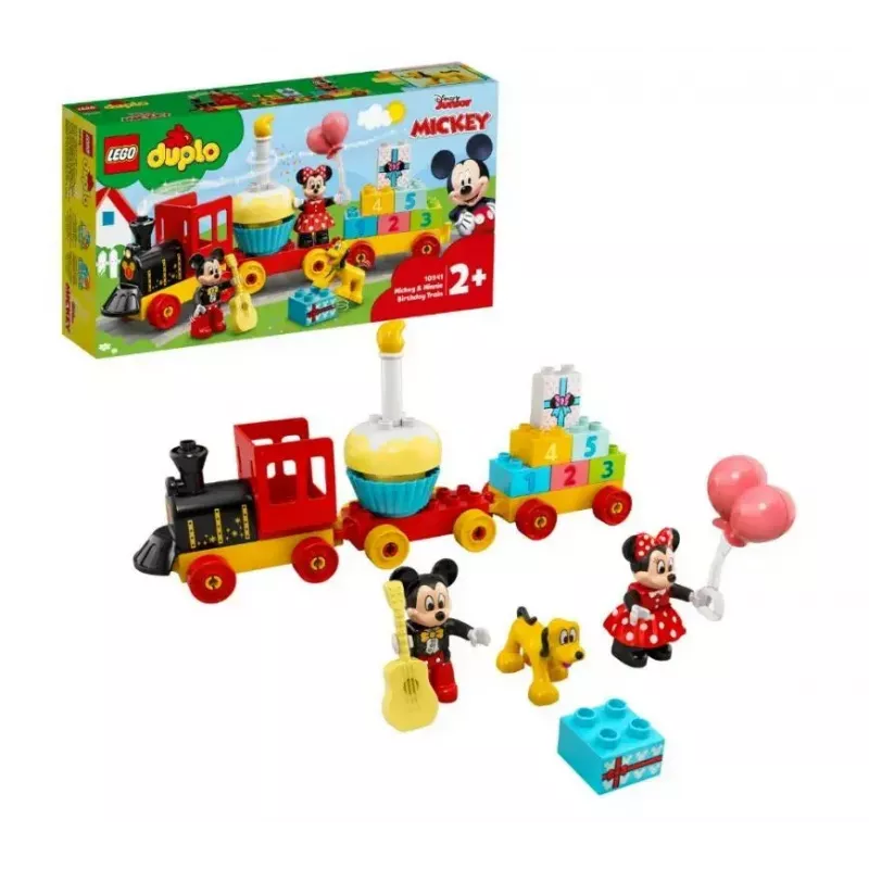 LEGO DUPLO komplekts 10941 Mikijs un Minijas dzimšanas diena — DUPLO figūriņas, 22 detaļas, vecumam no 2 gadiem