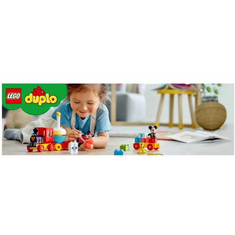 LEGO DUPLO komplekts 10941 Mikijs un Minijas dzimšanas diena — DUPLO figūriņas, 22 detaļas, vecumam no 2 gadiem